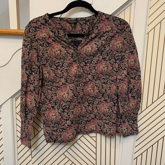 Lucky Brand Tops - Lucky Brand Boho Print Top